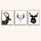 Painting by numbers "Merry Christmas" deer