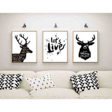 Painting by numbers "Merry Christmas" deer