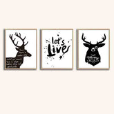 Painting by numbers "Merry Christmas" deer