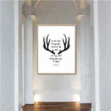 Paint by Numbers for Adults Psalm Deer Antlers