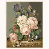 Painting by Numbers Still Life Flowers Vase