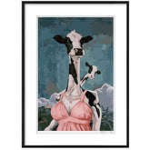 Painting by Numbers Animals Cow with Calf