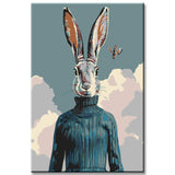 Painting by Numbers Rabbit Animals