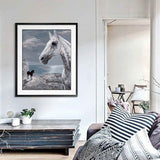 Painting by Numbers Horses Mold Waiting