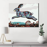 Paint by Numbers Faster Bunny