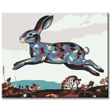 Paint by Numbers Faster Bunny