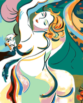 Painting by Numbers Modern Art Nude
