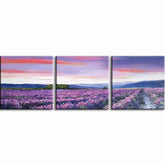 Painting by Numbers Lavender Field Mnz-SS-040-3-Panel