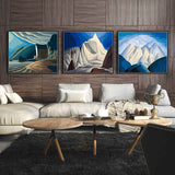 Painting by Numbers Landscape Glacier Mountain Landscape