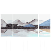 Painting by Numbers Triptych Reflection