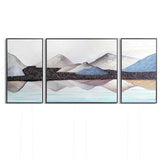 Painting by Numbers Triptych Reflection