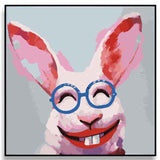 Painting by Numbers Animals Rabbit Pink