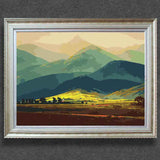 Painting by Numbers Mountain Landscape