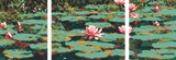Painting by Numbers Water Lilies- 3-Panel (Triptych)