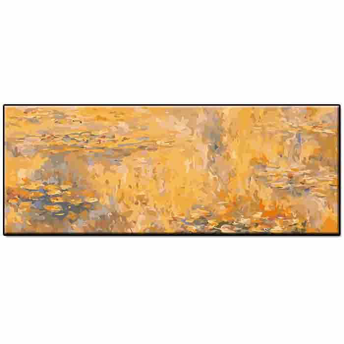 Paint by numbers water lilies