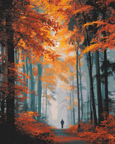 Painting by Numbers Autumn Avenue