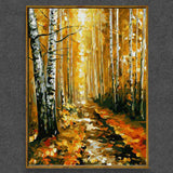 Painting by Numbers forest Path