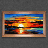 Painting by Numbers Sunrise on The Coast