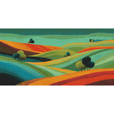 Painting by Numbers Colorful Fields