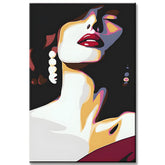 Painting by Numbers White Lady