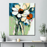 Painting by Numbers Flowers Abstract