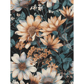 Painting by Numbers Flowers White