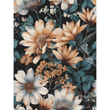 Painting by Numbers Flowers White