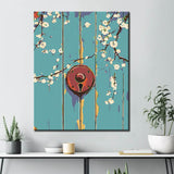 Painting by Numbers Door Lock Bird