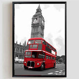 Painting by Numbers London Bus Big Ben