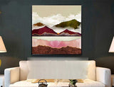 Paint by Numbers Pink Mountains