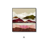 Paint by Numbers Pink Mountains