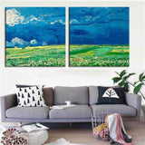 Painting by numbers landscape - 2 parts