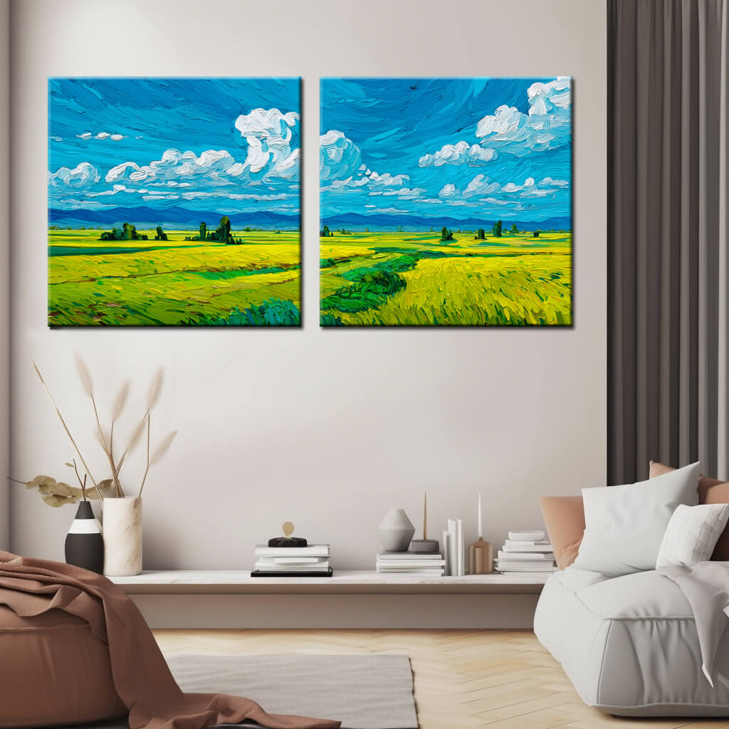 Malen nach Zahlen Landschaft SS-178-2 - 2-teilig (Duo)