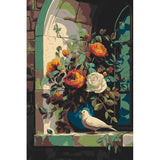 Painting by Numbers Doves Roses
