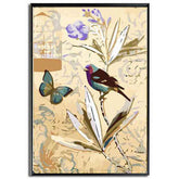 Painting by Numbers Bird Butterfly