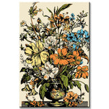 Painting by Numbers Flowers October