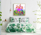 Painting by Numbers Animals Flamingos Colorful