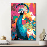 Painting by Numbers Peacock