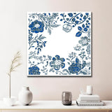 Painting by Numbers Plants Blue White