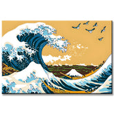 Painting by Numbers Waves Flock of Birds