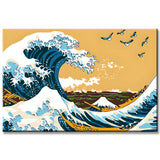 Painting by Numbers Waves Flock of Birds