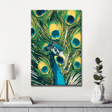 Painting by Numbers Peacock Feathers