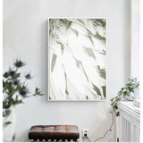 Painting by numbers White feathers