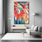 Painting by Numbers Colorful Feathers