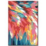 Painting by Numbers Bird Feathers Colorful