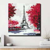 Painting by Numbers Paris Pier Eiffel Tower