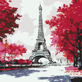 Painting by Numbers Paris Pier Eiffel Tower