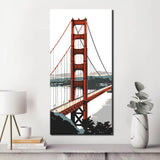 Painting by Numbers San Francisco Bridge