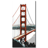 Painting by Numbers San Francisco Bridge