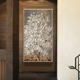 Paint by Numbers Tree White